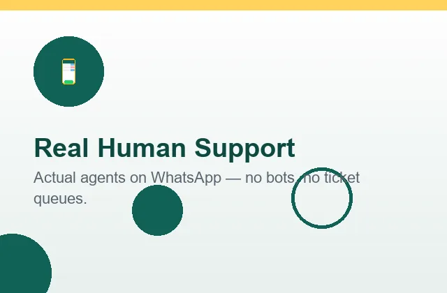 Real human support team illustration