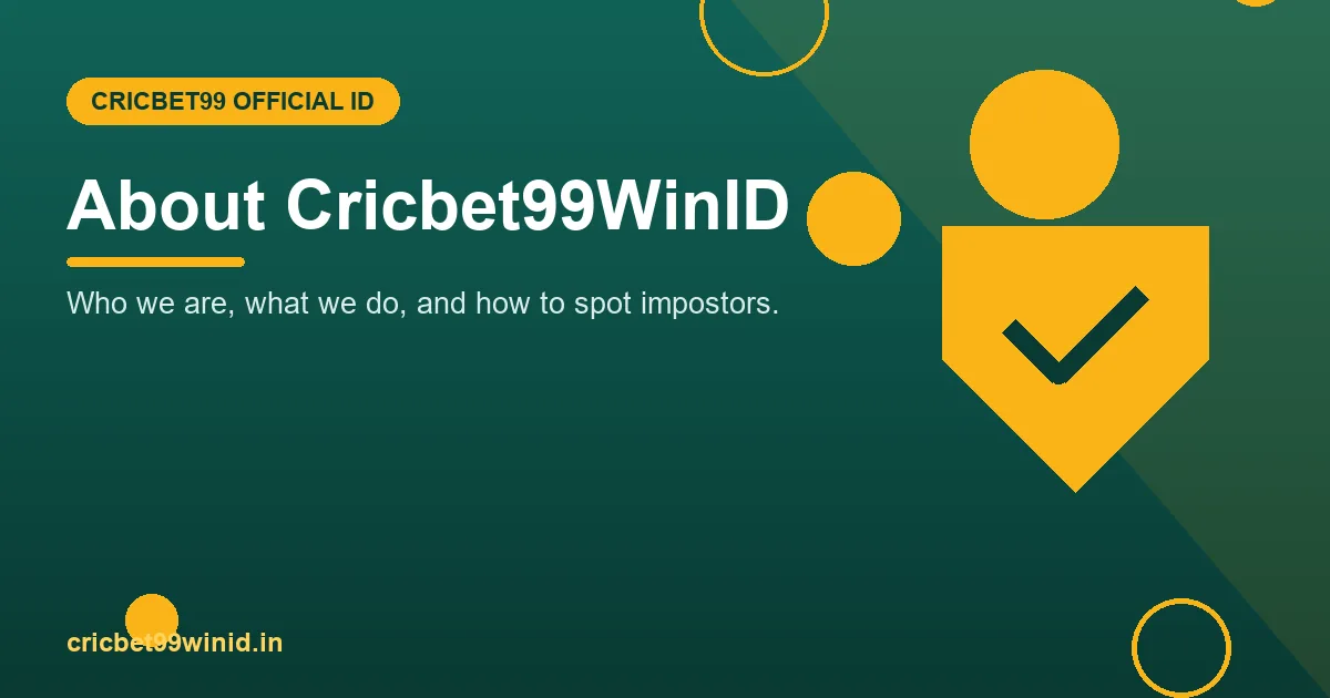 About Cricbet99WinID banner with shield illustration