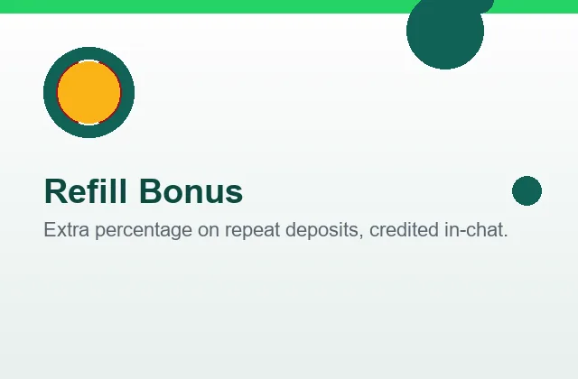 Refill bonus illustration