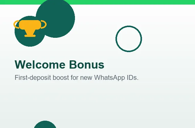 Welcome bonus illustration