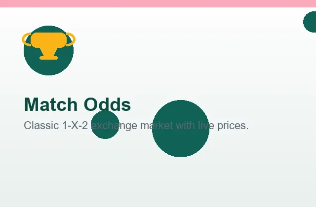 Match odds market illustration