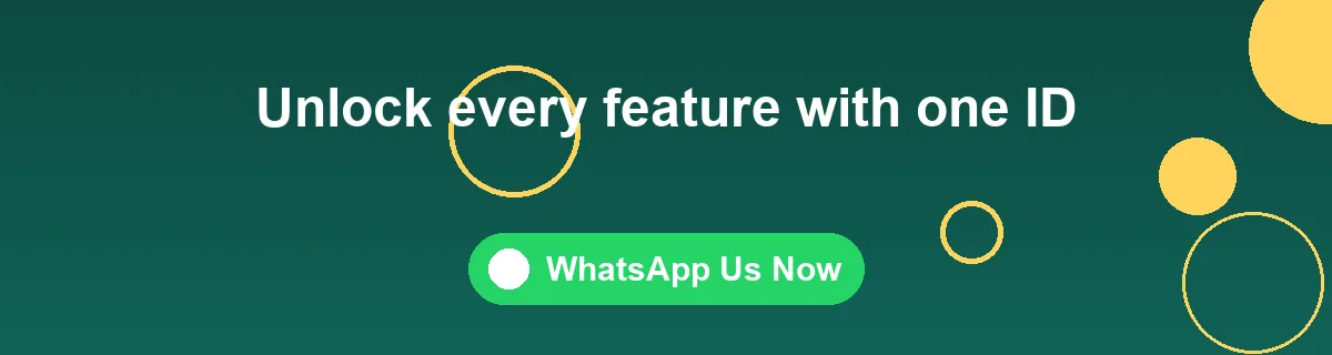 Unlock features WhatsApp banner