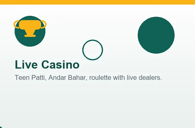 Live casino feature illustration