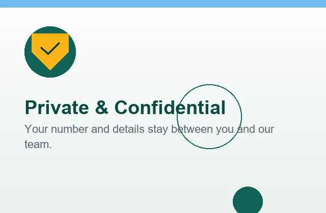 Private and confidential service illustration