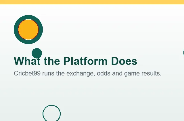 Exchange platform role illustration