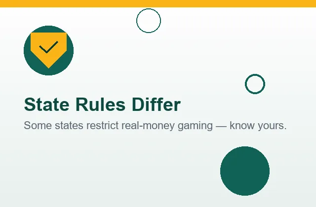 State rules differ card with shield illustration