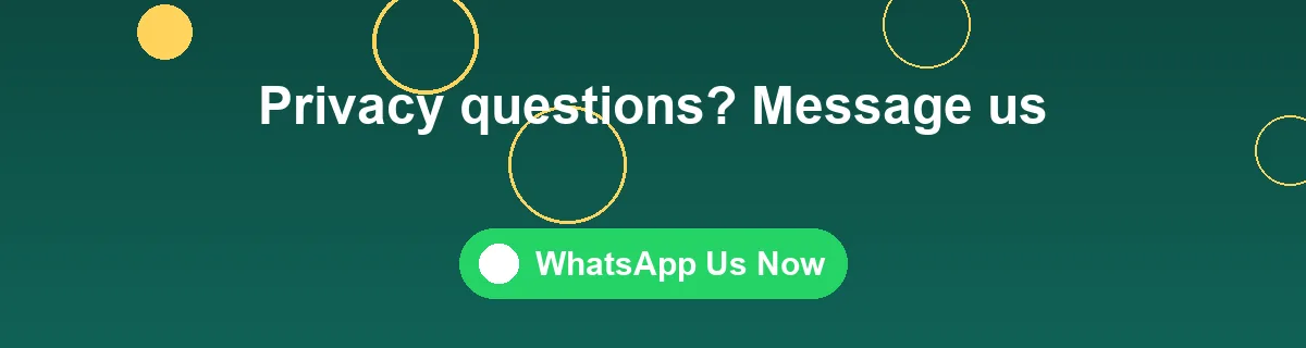 Privacy questions WhatsApp banner