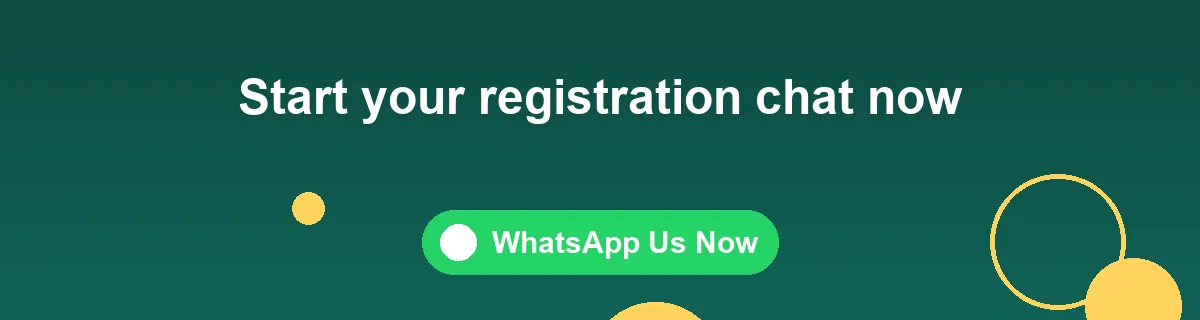 Start registration WhatsApp banner