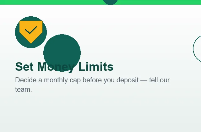 Set money limits illustration