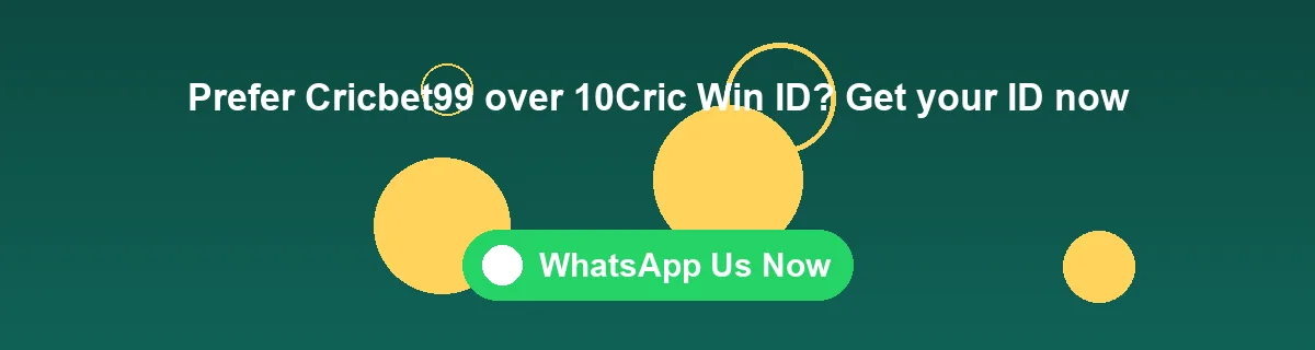 Comparison page WhatsApp banner versus 10Cric Win ID