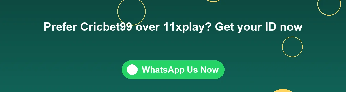Comparison page WhatsApp banner versus 11xplay