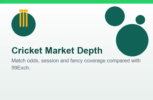 Market depth verdict Cricbet99 versus 99Exch on a live T20 match night
