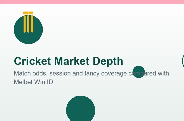 Market depth verdict: Cricbet99 live session and fancy board against the mainline cricket markets on the Melbet tab