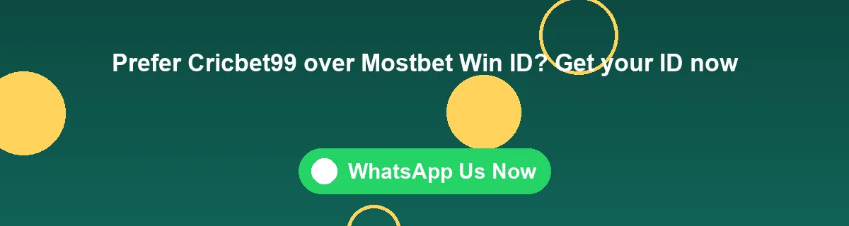 Comparison page WhatsApp banner versus Mostbet Win ID