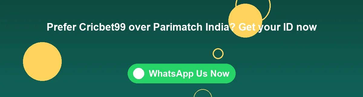 Comparison page WhatsApp banner versus Parimatch India