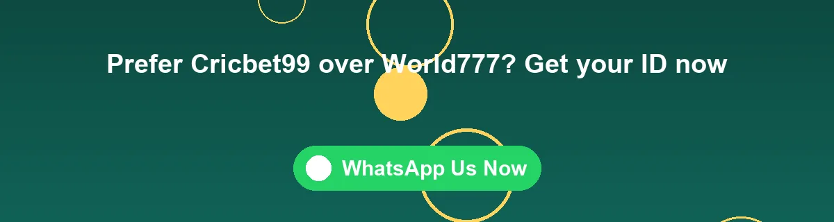 Comparison page WhatsApp banner versus World777