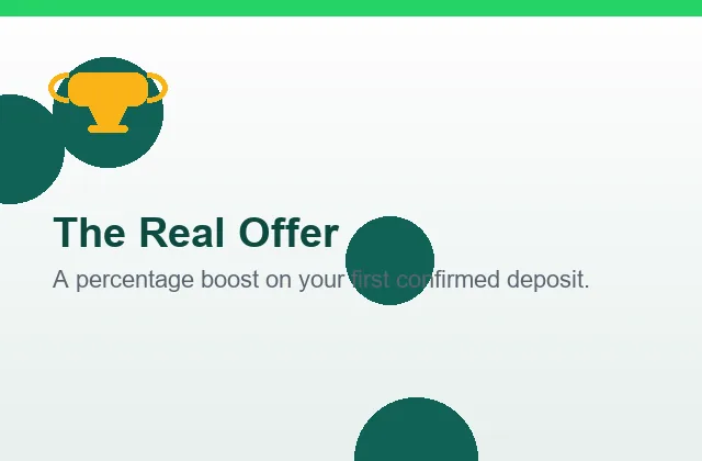 The real welcome offer card