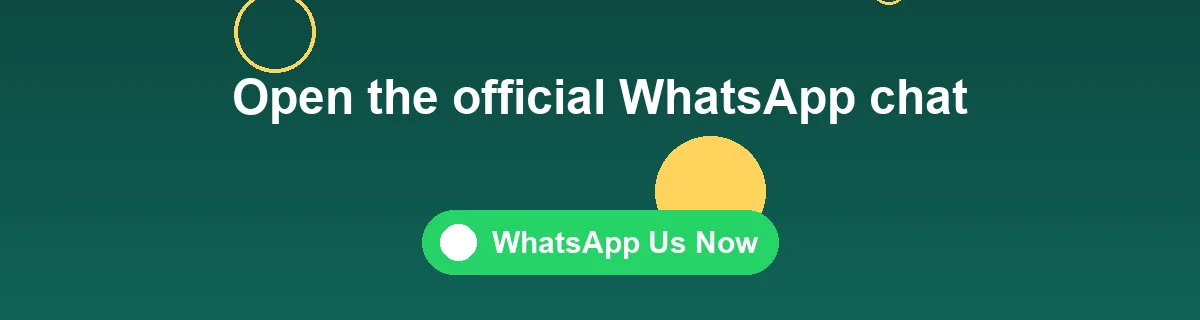Official WhatsApp channel banner