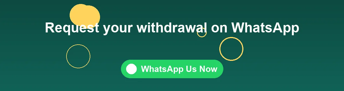 Withdrawal request WhatsApp banner
